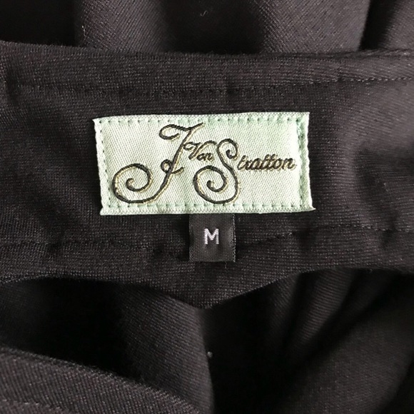 F Von Stratton skater dress heart cut out Sz M - Picture 4 of 5